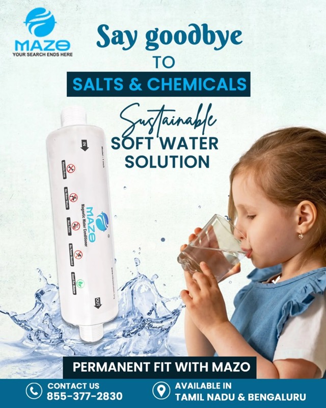 Mazo water conditioner installation