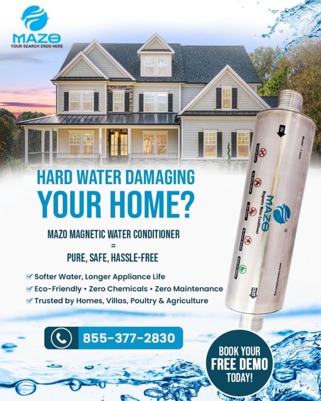 Mazo magnetic water conditioner